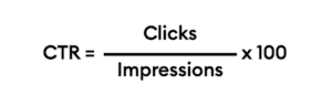 You can calculate the organic CTR using this formula: